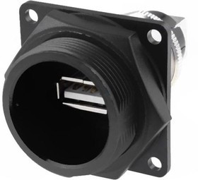 DCP-USBAT-USBB, Гнездо; адаптер; гнездо USB A-спереди,гнездо USB B-сзади