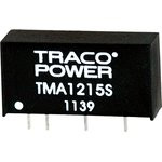 TMA 1215S, DC/DC преобразователь, 1Вт, вход 10.8-13.2В, выход 15B/65мА TMA 1215S, DC/DC преобразователь, 1Вт, вход 10.8-13.2В, выход 15B/65мА