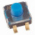 7914G-1-032E, Switch Tactile N.O. SPST Round Button Gull Wing 0.1A 16VAC 16VDC 100000Cycles 2.94N SM