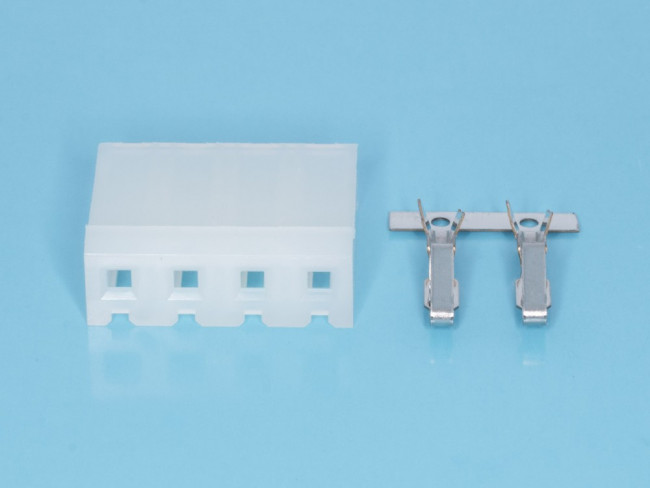 MHU-4, Разъем питания 4 контакта, гнездо на кабель, шаг 5,08 MHU-4, Разъем питания 4 контакта, гнездо на кабель, шаг 5,08