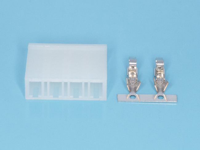 MHU-4, Разъем питания 4 контакта, гнездо на кабель, шаг 5,08 MHU-4, Разъем питания 4 контакта, гнездо на кабель, шаг 5,08