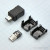 microUSB 5BM пласт. кожух, (вилка), Разъем Micro USB тип B, USB 2.0, вилка