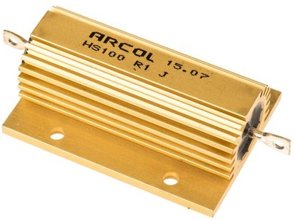HS100 R1 J, 100m 100W Wire Wound Chassis Mount Resistor HS100 R1 J ±5% HS100 R1 J, 100m 100W Wire Wound Chassis Mount Resistor HS100 R1 J ±5%