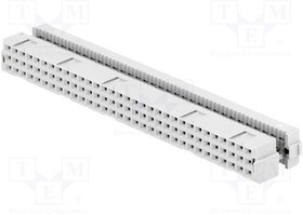 120-964-435, Conn DIN 41612 F 64 POS 2.54mm IDT RA Cable Mount Box