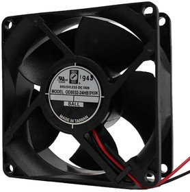 OD8032-48HBIP69K, DC AXIAL FAN, BALL, 77CFM, 0.16A, 48V