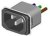 15SRBS8-X, AC Power Entry Modules 15A Wire-Leaded