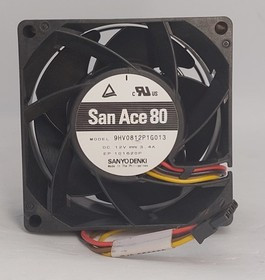 Вентилятор SanAce 80 9HV0812P1G013 9HV0812P1G001 740-056689 Huawei EP 101618P 80x38 12V 3.4A 4pin