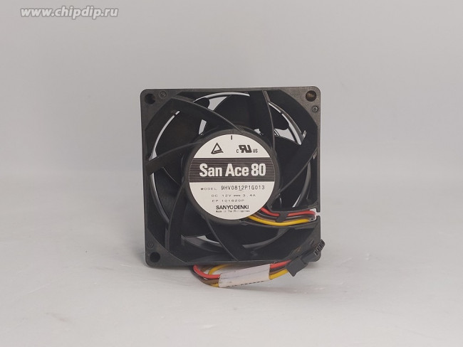 Вентилятор SanAce 80 9HV0812P1G013 9HV0812P1G001 740-056689 Huawei EP 101618P 80x38 12V 3.4A 4pin
