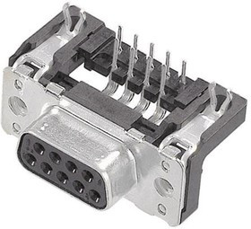 09663526611, D-Sub Standard Connectors DSUB SV FEM SSDP ANG73-254 25P