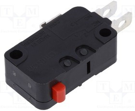 D3V-16-1A5, Micro Switch D3V, 16A, 1CO, 1.96N, Pin Plunger