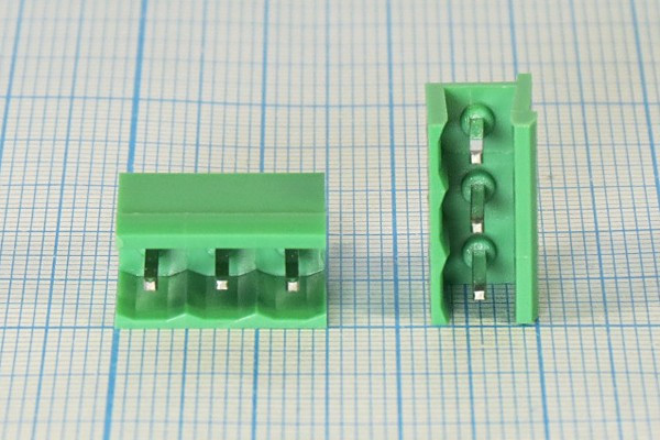 Клеммник наборный, контакты 3P5, на плату, 2EDGV-5,08-03P14-00A(
