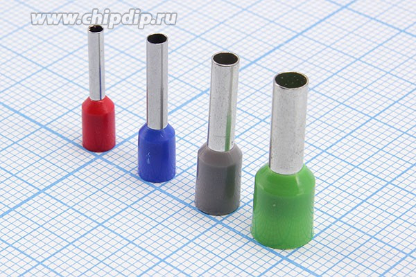 Наконечник кабельный 2,2x12, 2,5, S 2,5, обжимной, синий, LT025012; №2601 Z клемма нак/каб 2,2x12\2,5\S 2,5 \обж\син\ LT025012