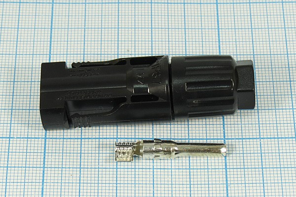 Разъем питания DC вилка , 1C,герметичный, SM-MC-4M, 1000В, 30А