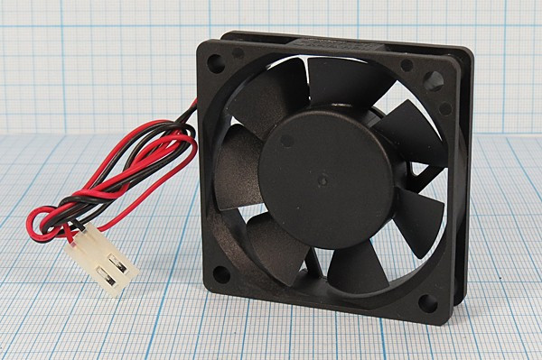 JF0615S1H-R, вентилятор 12В 60х60х15мм подшипник скольжения