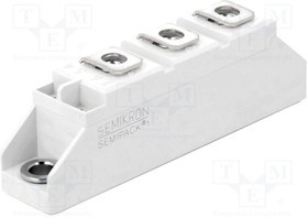 SKKD81/18, Модуль: диодный, два последовательных диода, 1,8кВ, If: 80А, A10