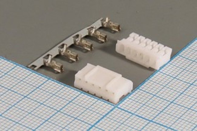 Разъем питания HB розетка , контакты 1x 6, шаг P2.0, монтаж на кабель, HB-06