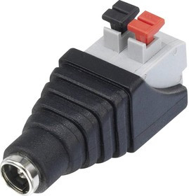 CLB-JL-8112, Разъем Питания DC, Гнездо, 5 А, Монтаж на Кабель, Вставной