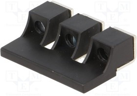 ZKN-10-3-BK, Винтовой мостик, ZUG-10, Кол-во полюс: 3, черный