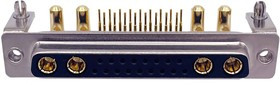 684M21WA4SL621, Комбинированный разъем D Sub, Power-D 684M Series, DC-21WA4, Гнездо, 21 контакт(-ов)