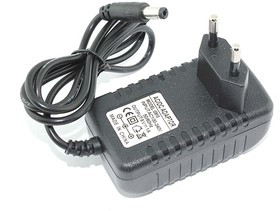 Блок питания (сетевой адаптер) 9V 1A 9W 5.5x2.1 мм черный, в розетку