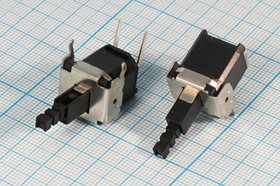 Переключатель кнопочный модульный ( с фиксацией) 220В/5А; №2909 ПКнTV\220\ 5,0\ON-OFF\\\2P\ KDC-A-02F/TV-5\