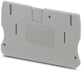 3212057, D-PT 10 Series End Cover for Use with Modular Terminal Block 3212057, D-PT 10 Series End Cover for Use with Modular Terminal Block