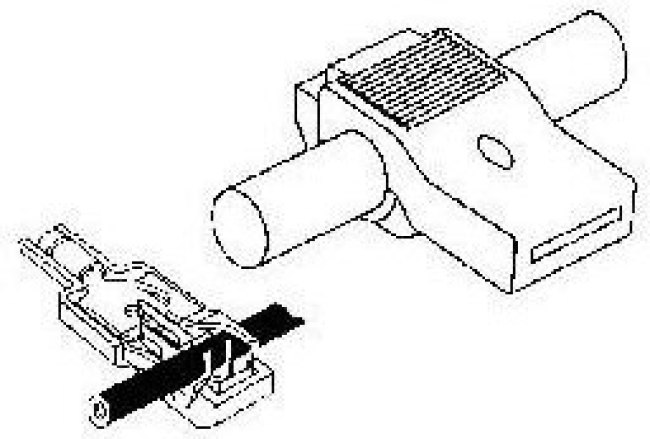 19216-0010, Наконечник для сращивания проводов, Серия 19216, IDC / IDT, 18 AWG, 14 AWG, 2.5 мм²