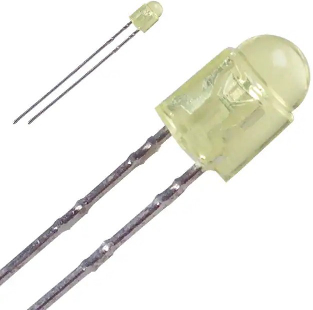 SLI-343Y8Y3F, 2.2 V Yellow LED SLI-343 Through Hole, SLI-343Y8Y3F