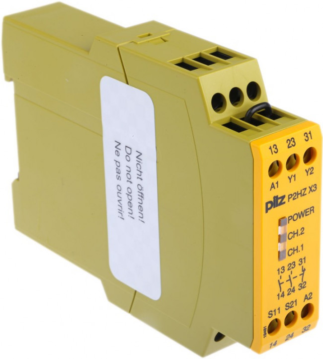 774350, Dual-Channel Two Hand Control Safety Relay, 24V dc, 2 Safety Contacts