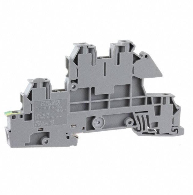 3076029, DIN Rail Terminal Blocks UTI 2,5-PE/L/L 3076029, DIN Rail Terminal Blocks UTI 2,5-PE/L/L