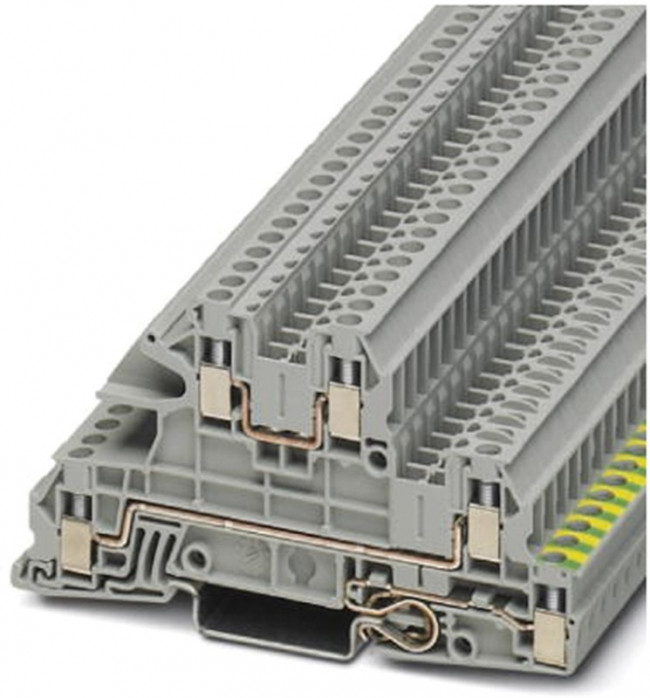 3076029, DIN Rail Terminal Blocks UTI 2,5-PE/L/L 3076029, DIN Rail Terminal Blocks UTI 2,5-PE/L/L