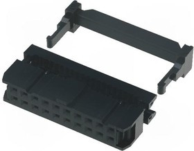 T812120A101CEU, Amphenol 20-Way IDC Connector Socket for Cable Mount, 2-Row