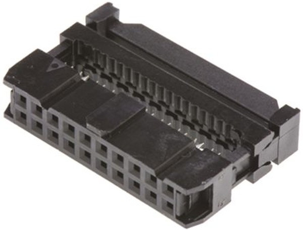 T812120A101CEU, Amphenol 20-Way IDC Connector Socket for Cable Mount, 2-Row