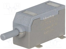 1239.6523, Переключатель: кнопочный, Пол: 2, SPDT, 0,5A/60ВAC, 0,5A/60ВDC