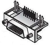 152-3325, D-Sub Standard Connectors 25C R/A PCB PLUG