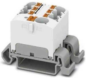 3273736, DIN Rail Terminal Blocks PTFIX 10/6X4-NS35A WH 3273736, DIN Rail Terminal Blocks PTFIX 10/6X4-NS35A WH