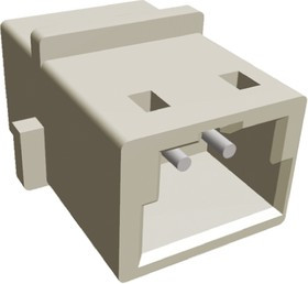 292156-2, AMP CT Male Connector Housing, 2mm Pitch, 2 Way, 1 Row