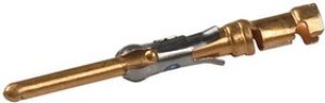 1-163082-0, Male Crimp Circular Connector Contact, Contact Size 16, Wire Size 18 15 AWG