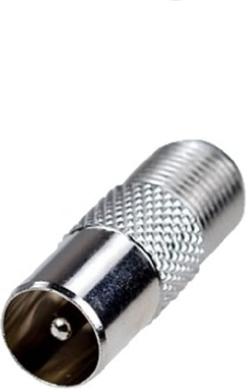 Антенный переходник F-розетка - TV вилка, прямой, PL2010 Антенный переходник F-розетка - TV вилка, прямой, PL2010