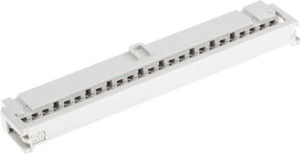 09185506803, Headers &amp; Wire Housings 50P IDC FLAT CBL SKT NO STRN RELIEF