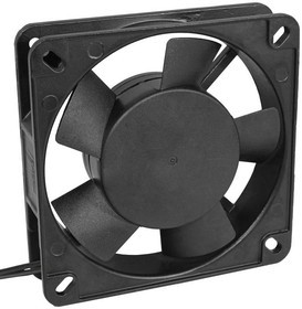 RQA 11025HSL 220VAC, Вентилятор осевой AC переменного тока RQA 11025HSL, 220 В, 41 дБ, 60 Гц, 17 Вт, 0.08 А, -20…+60 °C, корпус Al+PA66, кр