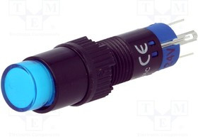 V8Y-11-24B, Переключатель: кнопочный, Пол: 2, SPDT, 0,5A/250ВAC, 1A/24ВDC, IP40