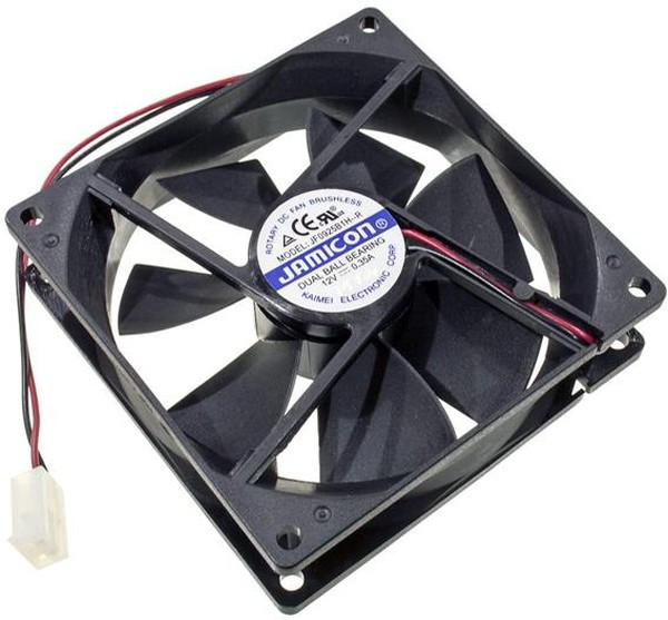 Вентилятор Jamicon jf0925b1h 12v 0,35A 2pin 92x25 Вентилятор Jamicon jf0925b1h 12v 0,35A 2pin 92x25