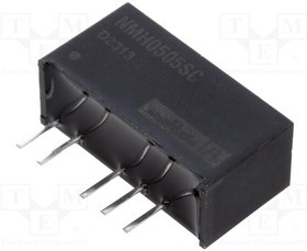 NMH0505SC, Преобразователь: DC/DC; 2Вт; Uвх: 4,5-5,5В; Uвых: 5ВDC; Iвых: 200мА NMH0505SC, Преобразователь: DC/DC; 2Вт; Uвх: 4,5-5,5В; Uвых: 5ВDC; Iвых: 200мА