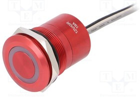 BG-MC25MORGR, Переключатель: емкостный, Пол: 2, SPST-NO, 0,01A/12ВDC, IP68, 20мОм