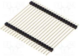 ZL2045-20, Штыревая планка, штыревой, "папа", PIN 20, двухуровневый, прямой