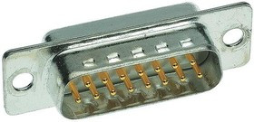 09642217220, D-Sub Standard Connectors 15 WAY S CUP ML