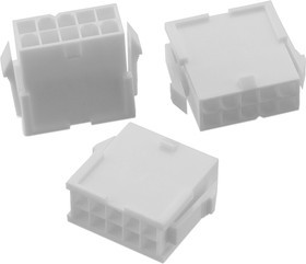 64900621822, WR-MPC4 Male Connector Housing, 4.2mm Pitch, 6 Way, 2 Row