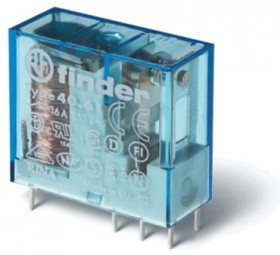 40.61.7.024.0000, Миниатюрное универсальное электромеханическое реле; монтаж на печатную плату или в розетку; выводы с шагом 5мм; 1CO 16A; к