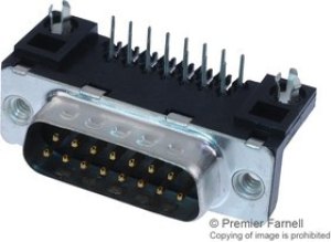 D15P13A4GX00LF, D-Sub Standard Connectors 15P RA SOLDER MALE EUROPE STANDARD D15P13A4GX00LF, D-Sub Standard Connectors 15P RA SOLDER MALE EUROPE STANDARD